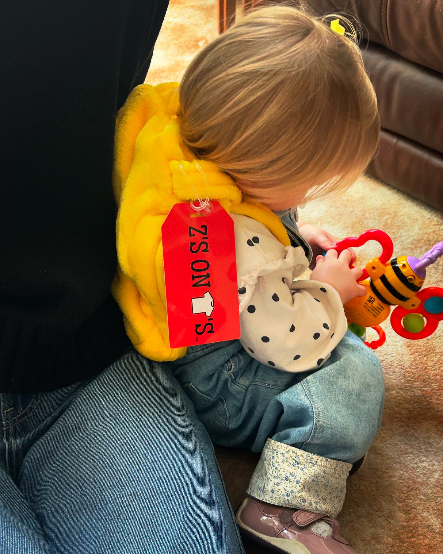 Small Yellow Pillow Backpack
