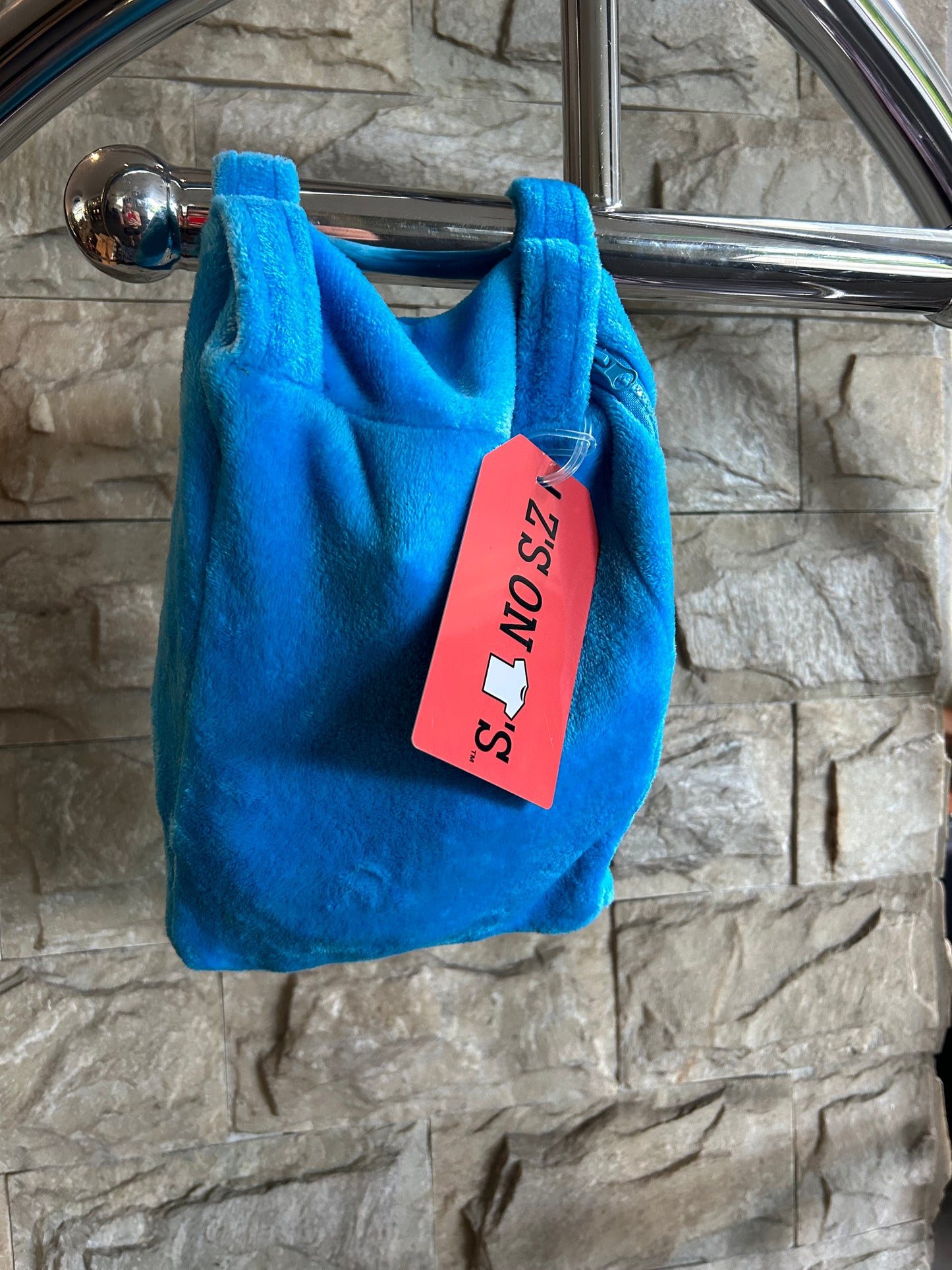 Small Blue Pillow Backpack