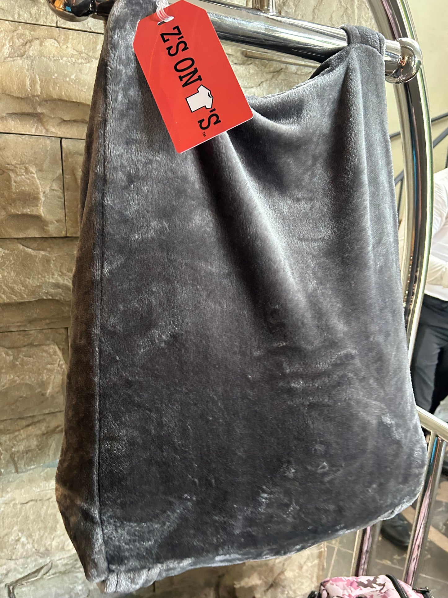 Large Gray Pillow Backpack