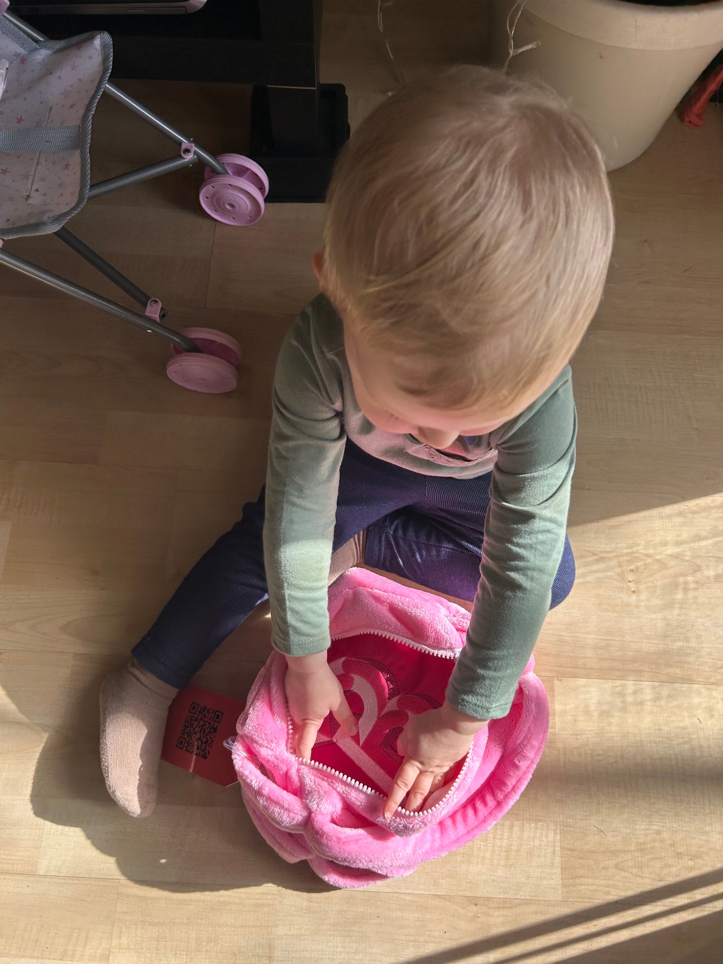 Small Pink Pillow Backpack