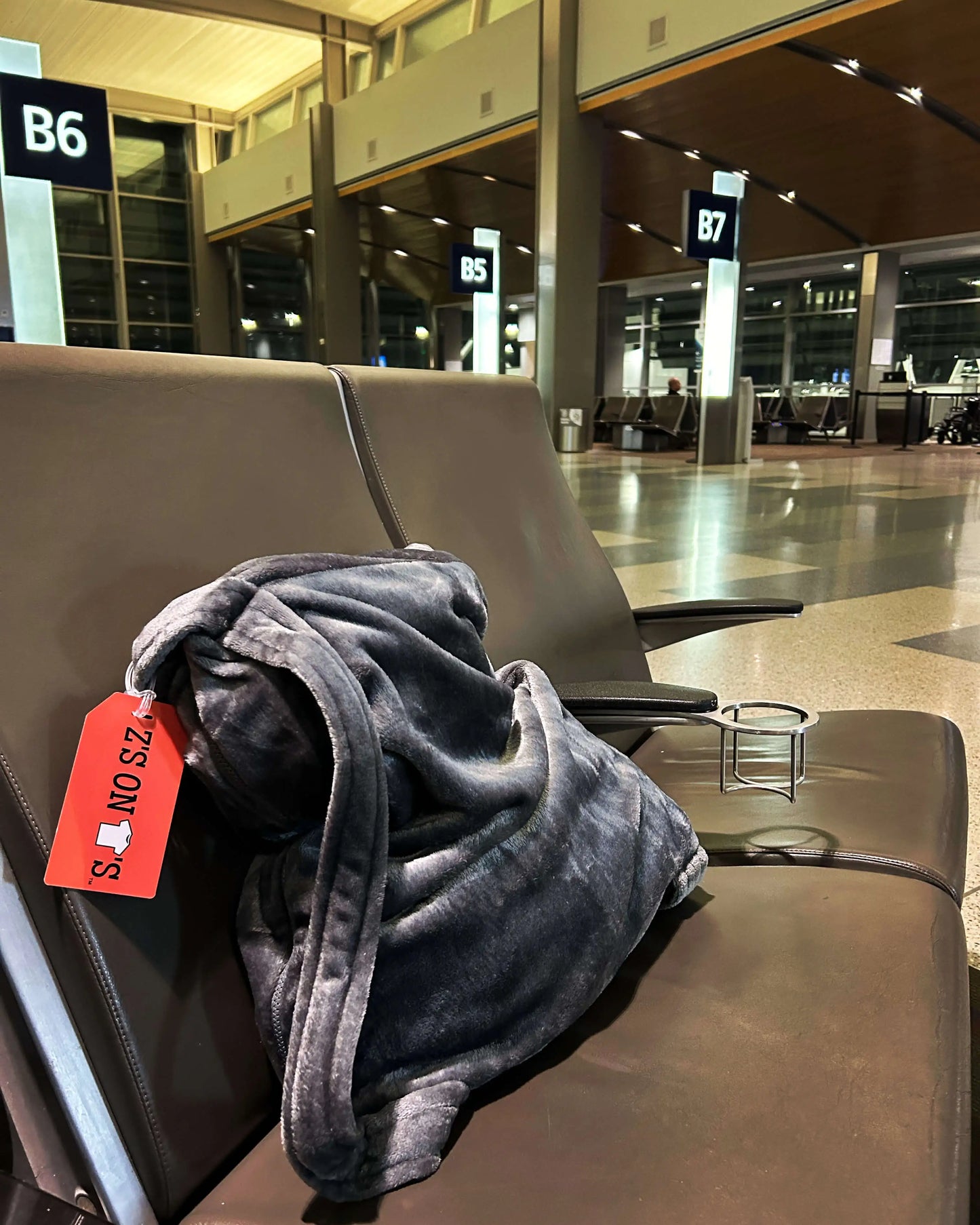 Large Gray Pillow Backpack