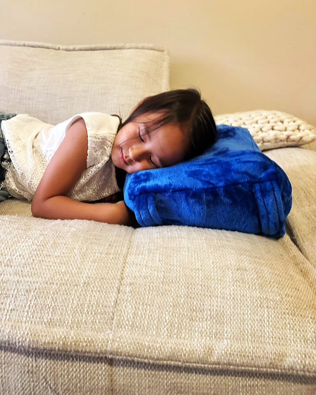 Medium Blue Pillow Backpack