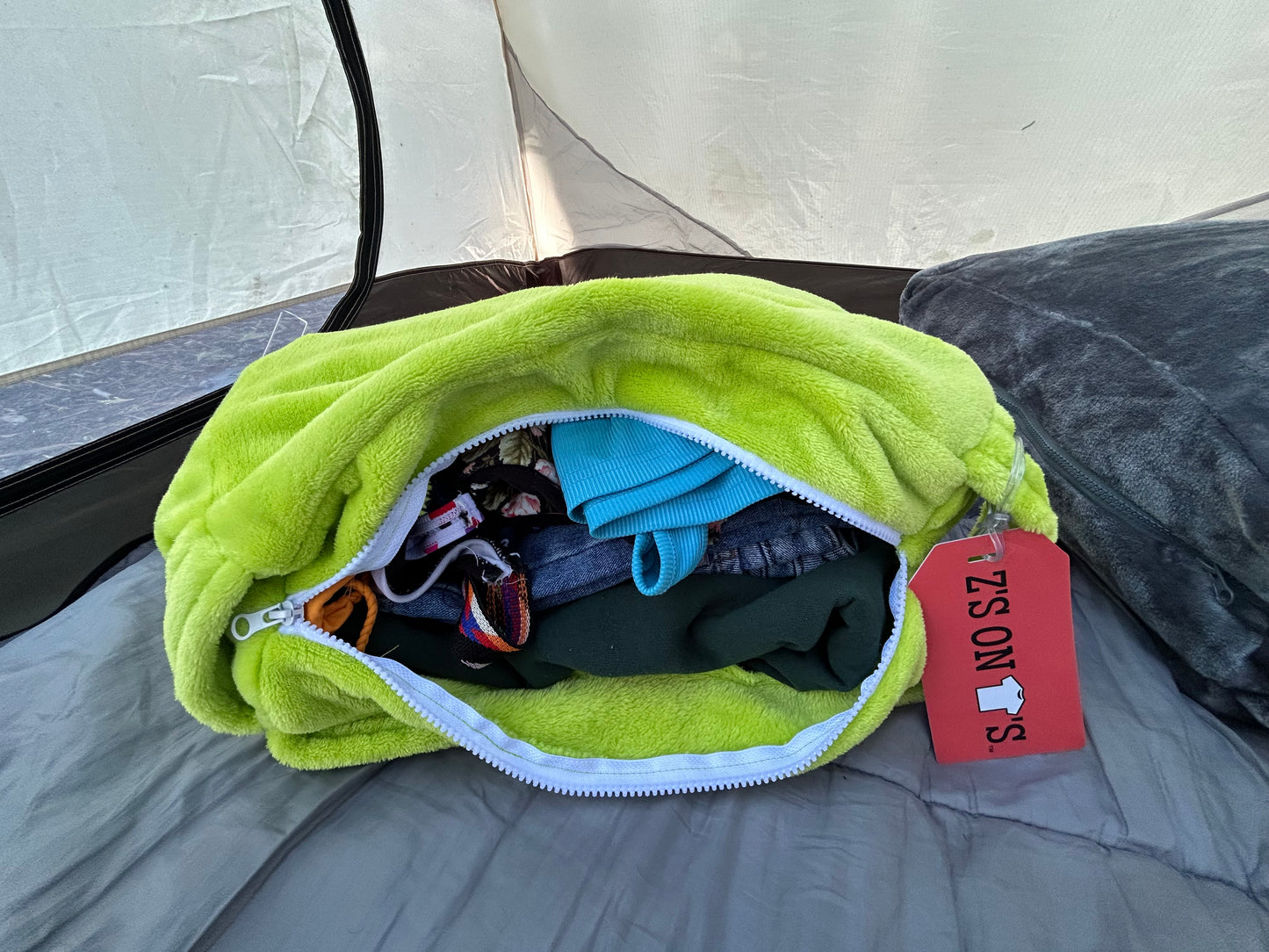 Medium Green Pillow Backpack