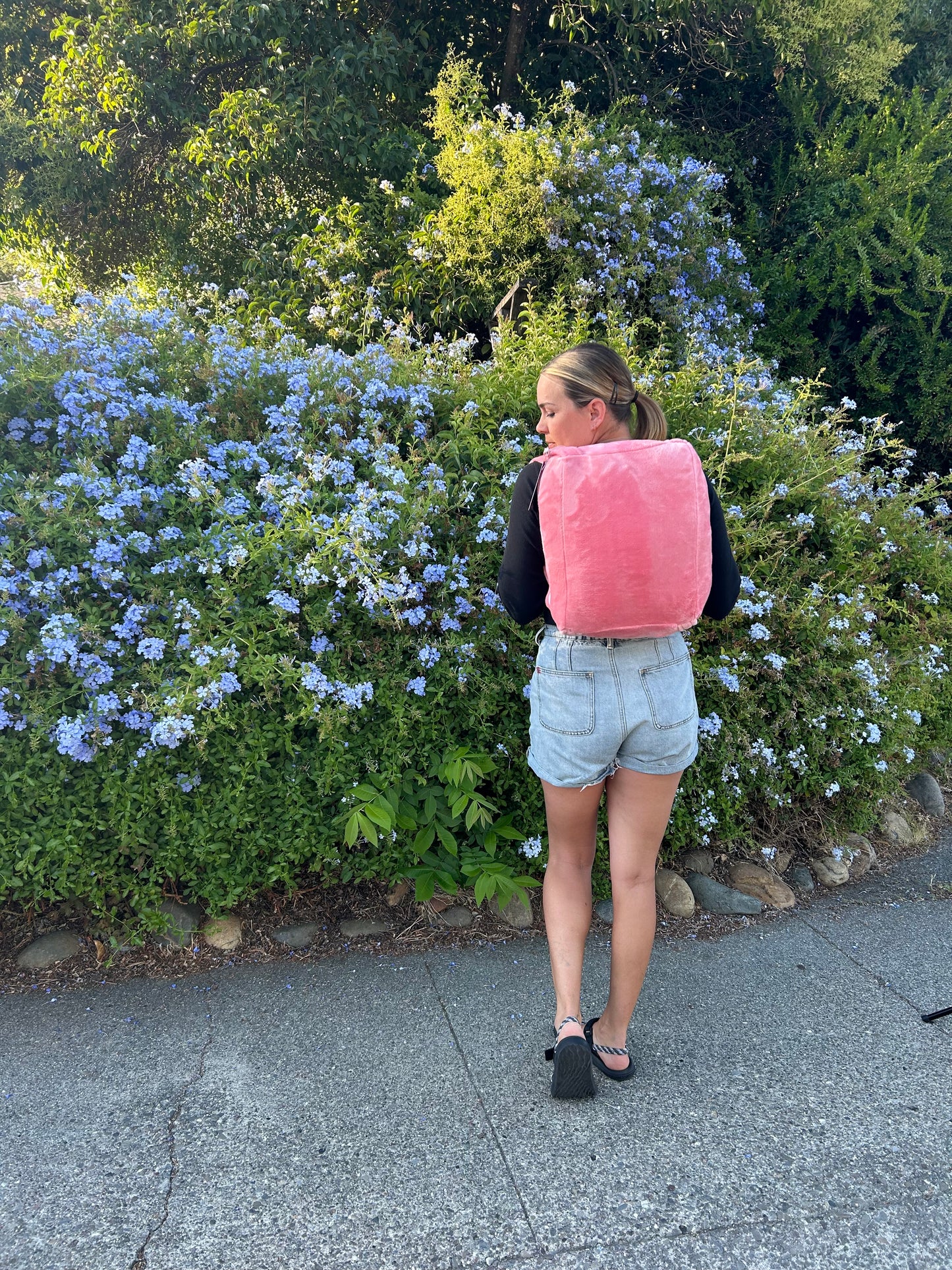 Medium Pink Pillow Backpack