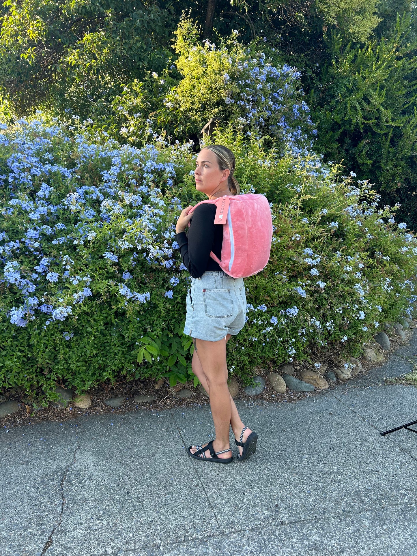 Medium Pink Pillow Backpack