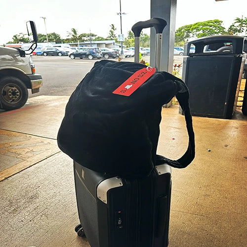 Large Black Pillow Backpack